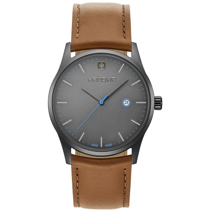 HANOWA Carlo Signature Brown Leather Strap 16-4066.7.30.030