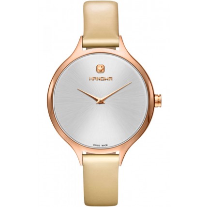 HANOWA Glossy Gold Leather Strap 16-6058.09.001 HANOWA Glossy Gold Leather Strap 16-6058.09.001