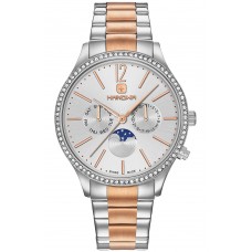 HANOWA Leandra Crystals Two Tone Stainless Steel Bracelet 16-7068.12.001