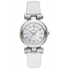 HANOWA Twin Set Boxed White Leather Strap 16-8007.04.001