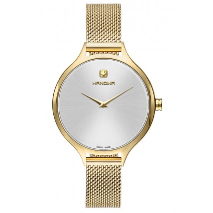 HANOWA Glossy Gold Stainless Steel Bracelet 16-9079.02.001 HANOWA Glossy Gold Stainless Steel Bracelet 16-9079.02.001
