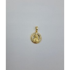 Μενταγιόν Παναγίτσα Σε Κίτρινο Χρυσό (P33)