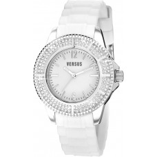 VERSUS Crystal Tokyo White Rubber Strap 3C6410