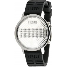 VERSUS VERSACE Hollywood Digital Black Rubber Strap 3C7110