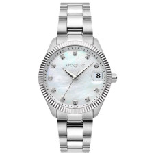 VOGUE Reina Medium Crystals Silver Stainless Steel Bracelet 614282