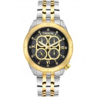 BREEZE Symmetria Crystals Two Tone Stainless Steel Bracelet 712261.6