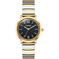 BREEZE Halo Two Tone Stainless Steel Bracelet 712571.2