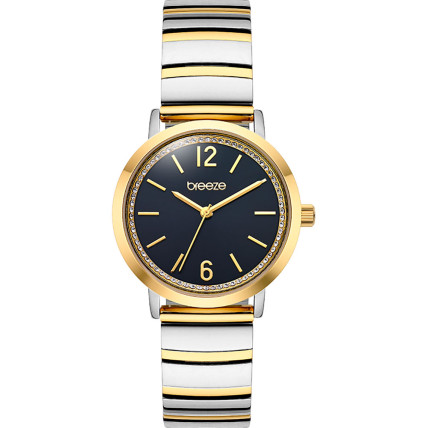 BREEZE Halo Two Tone Stainless Steel Bracelet 712571.2