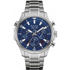 BULOVA Marine Star Stainless Steel Bracelet Chronograph 96B256
