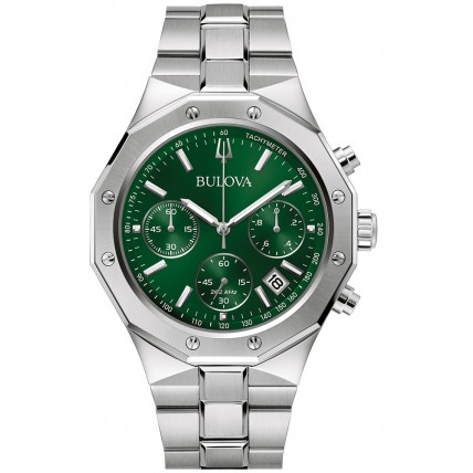 BULOVA Precisionist Chronograph Silver Stainless Steel Bracelet 96B409 BULOVA Precisionist Chronograph Silver Stainless Steel Bracelet 96B409