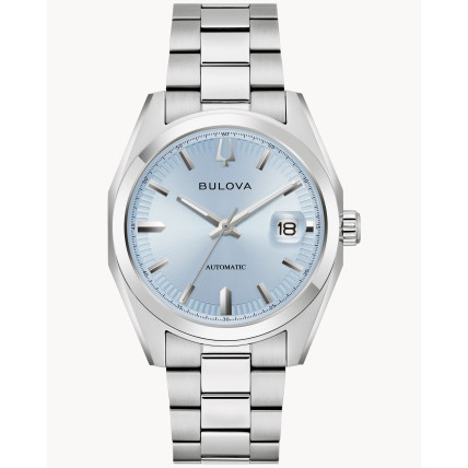 BULOVA Surveyor Automatic Silver Stainless Steel Bracelet 96B469