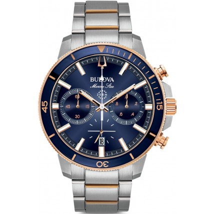 BULOVA Marine Star Two Tone Stainless Steel Chronograph 98B301 BULOVA Marine Star Two Tone Stainless Steel Chronograph 98B301