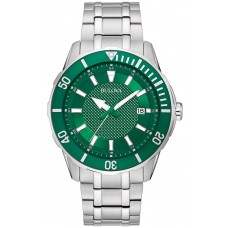 BULOVA Marine Star Silver Stainless Steel Bracelet 98B359