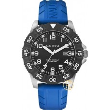 NAUTICA NSR 103 Blue Rubber Strap A12640G