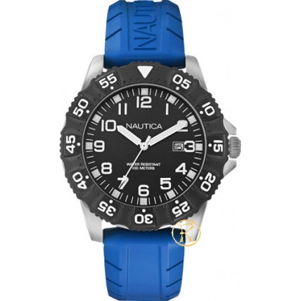 NAUTICA NSR 103 Blue Rubber Strap A12640G NAUTICA NSR 103 Blue Rubber Strap A12640G