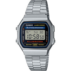 CASIO Vintage Iconic Με Ασημί Μπρασελέ A168WA-1YES