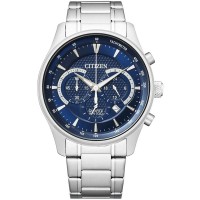 CITIZEN Chronograph Silver Stainless Steel Bracelet AN8190-51L