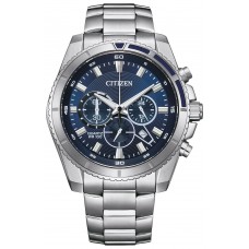 CITIZEN Chronograph Silver Stainless Steel Bracelet AN8201-57L