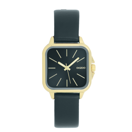 OOZOO Timepieces Green Leather Strap C11614