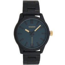 OOZOO Τimepieces Black Stainless Steel Bracelet C11618