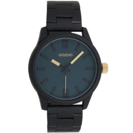 OOZOO Τimepieces Black Stainless Steel Bracelet C11618 OOZOO Τimepieces Black Stainless Steel Bracelet C11618