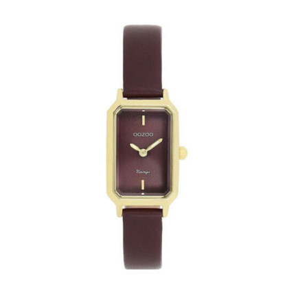 OOZOO Vintage Red Leather Strap C20421