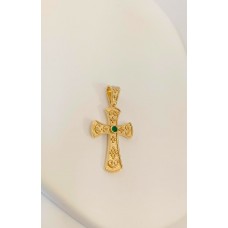 ΓΥΝΑΙΚΕΙΟΣ ΣΤΑΥΡΟΣ ΧΡΥΣΟ K14 με Ημιπολύτιμο λίθο CRG92