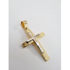 ΑΝΔΡΙΚΟΣ ΣΤΑΥΡΟΣ ΧΡΥΣΟ (ΚΑΤΩ) ΛΕΥΚΟ (ΠΑΝΩ) K14 CRWG69 ΑΝΔΡΙΚΟΣ ΣΤΑΥΡΟΣ ΧΡΥΣΟ (ΚΑΤΩ) ΛΕΥΚΟ (ΠΑΝΩ) K14 CRWG69