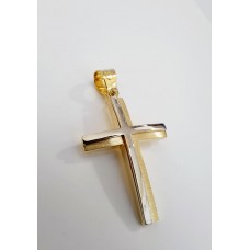 ΑΝΔΡΙΚΟΣ ΣΤΑΥΡΟΣ ΧΡΥΣΟ (ΚΑΤΩ) ΛΕΥΚΟ (ΠΑΝΩ)K14 CRWG71 ΑΝΔΡΙΚΟΣ ΣΤΑΥΡΟΣ ΧΡΥΣΟ (ΚΑΤΩ) ΛΕΥΚΟ (ΠΑΝΩ)K14 CRWG71