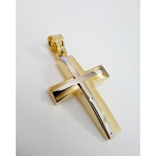 ΑΝΔΡΙΚΟΣ ΣΤΑΥΡΟΣ ΧΡΥΣΟ (ΚΑΤΩ) ΛΕΥΚΟ (ΠΑΝΩ) K14 CRWG73 ΑΝΔΡΙΚΟΣ ΣΤΑΥΡΟΣ ΧΡΥΣΟ (ΚΑΤΩ) ΛΕΥΚΟ (ΠΑΝΩ) K14 CRWG73