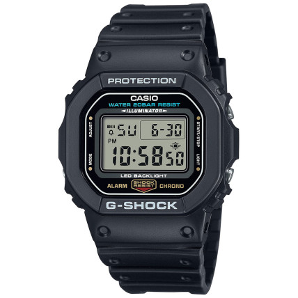 CASIO G-Shock Black Rubber Strap DW-5600UE-1ER CASIO G-Shock Black Rubber Strap DW-5600UE-1ER