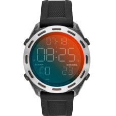 DIESEL Crusher Digital Black Rubber Strap DZ1893