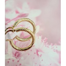 Σκουλαρίκια Κρίκοι Χρυσά 14Κ (E241)