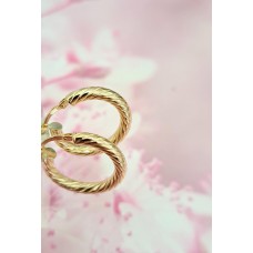 Σκουλαρίκια Κρίκοι Χρυσά 14Κ (E245)