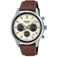 CASIO Edifice Brown Leather Chronograph EFR-575L-7AEF