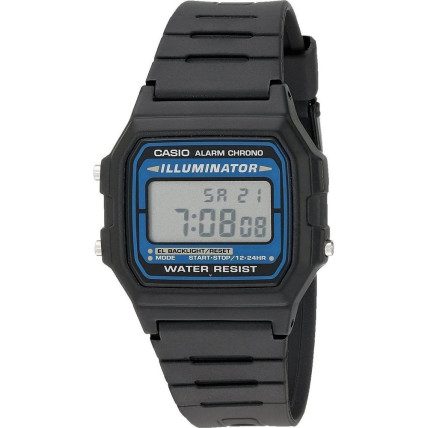 CASIO Collection Black Rubber Strap F-105W-1AWYEF