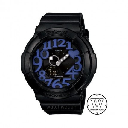 CASIO Baby G Neon Dial Series Black Ladies Watch G-BGA-134-1B 