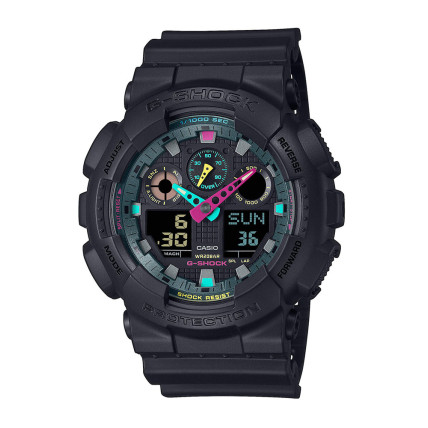 CASIO G-Shock Black Rubber Strap GA-100MF-1AER CASIO G-Shock Black Rubber Strap GA-100MF-1AER