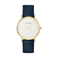 GREGIO Bondy Blue Leather Strap GR120071