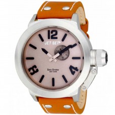 JET SET San Remo Brown Leather Strap J11423-066