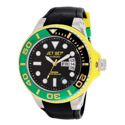 JET SET WB30 Black Rubber Strap J55223-19 JET SET WB30 Black Rubber Strap J55223-19