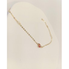 Παιδικό Βραχιόλι Χρυσό 9Κ - Μαργαριτάρια & Πεταλούδα (KID141)