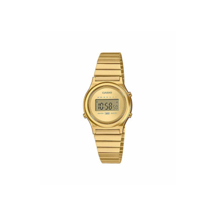 CASIO VINTAGE με Χρυσό Μεταλλικό Μπρασελέ LA700WEG-9AEF