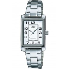CASIO Collection Silver Stainless Steel Bracelet LTP-1234PD-7BEG