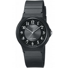 CASIO Standard Black Rubber Strap MQ-24-1B3LLEG