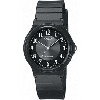 CASIO Standard Black Rubber Strap MQ-24-1B3LLEG CASIO Standard Black Rubber Strap MQ-24-1B3LLEG