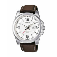 CASIO Collection Brown Leather Strap MTP-1314PL-7AVEF