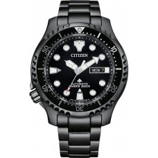 CITIZEN Promaster Automatic Divers Black Stainless Steel Bracelet NY0145-86E