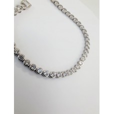 Ασημένιο βραχιόλι επιπλατινωμένο (SB03)