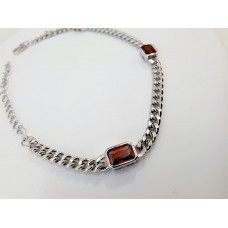 Ασημένιο βραχιόλι επιπλατινωμένο (SB05)